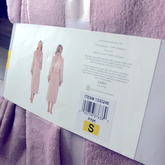 NWT Carole Hochman Plush Wrap Robe - Picture 6 of 6